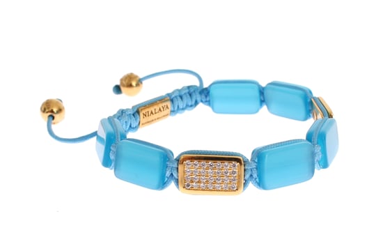 Nialaya CZ Opal 18K Gouden 925 Armband - Image 4
