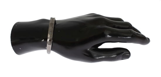 Nialaya Grijze Rhodium 925 Zilveren Bangle Armband - Image 5