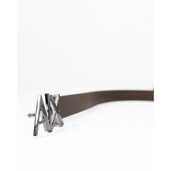 Armani Exchange Zwarte Leren Regular Riem - Image 4