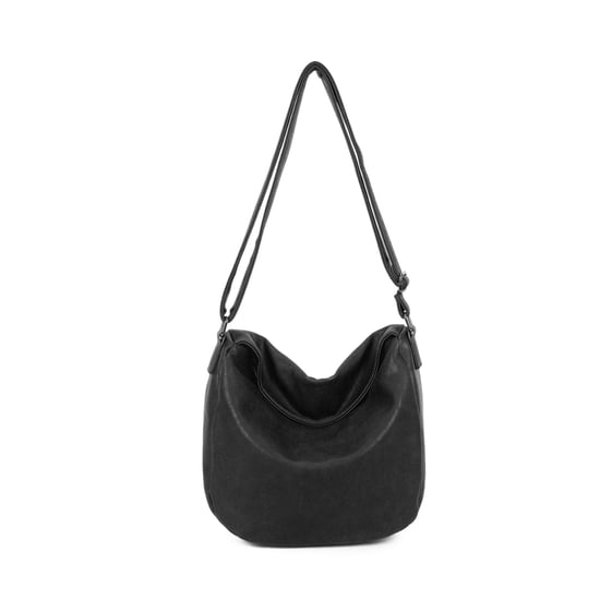Women's Slouch Shoulder Bag in Black - Image 1