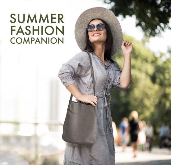 Women's Tote Shoulder Bag in Grey - Image 4
