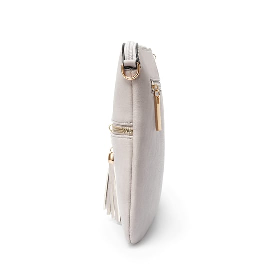 Women's Crossbody Bag in Light Grey - Image 2