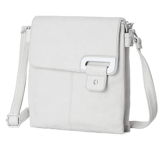 Women's Crossbody Bag Messenger Shoulder Bag in White - Image 2