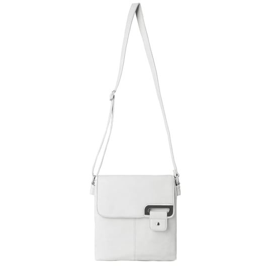 Women's Crossbody Bag Messenger Shoulder Bag in White - Image 4
