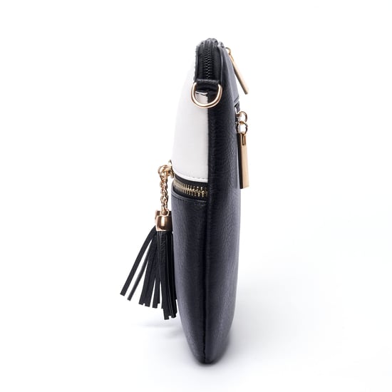 Women's Crossbody Bag in Black/White - Image 3