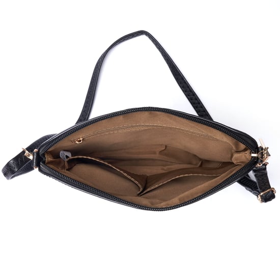 Women's Crossbody Bag in Black/White - Image 4