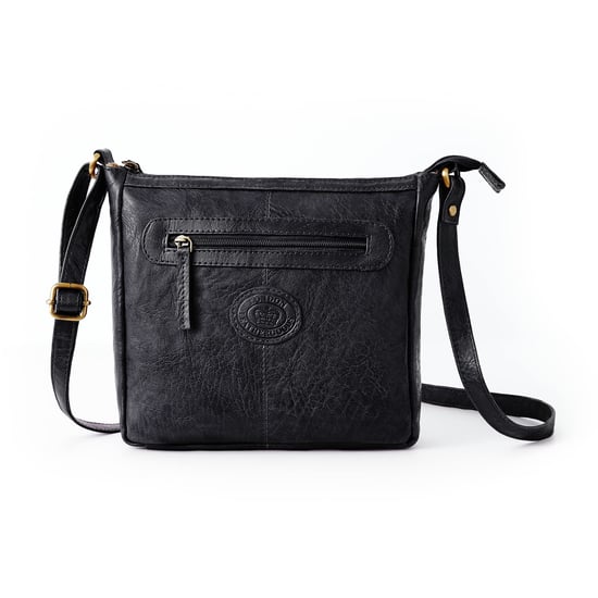 Women's Genuine Leather Crossbody Bag in Black - Image 1