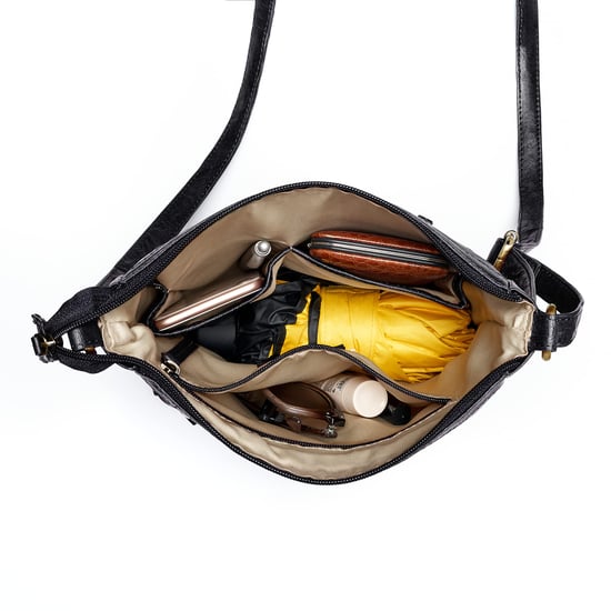 Women's Genuine Leather Crossbody Bag in Black - Image 5