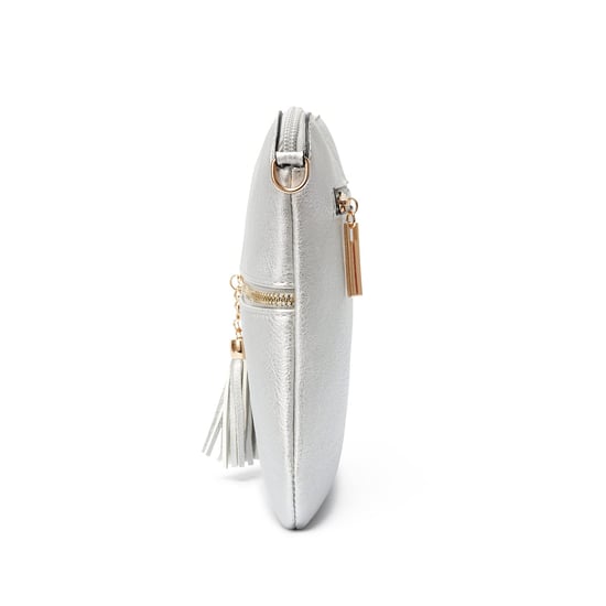 Women's Crossbody Bag in Silver - Image 3