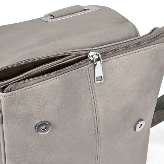 Women's Crossbody Bag Messenger Shoulder Bag in Grey - Image 4