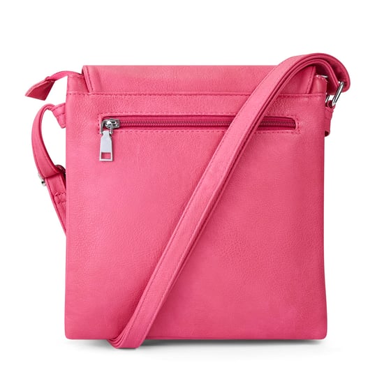 Women's Crossbody Bag Messenger Shoulder Bag in Fuchsia - Image 2