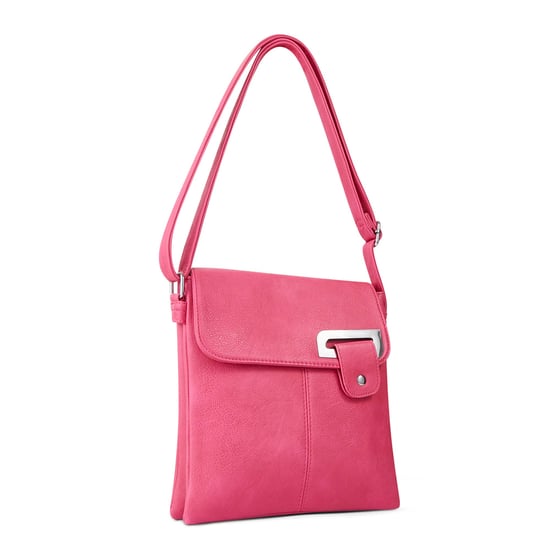 Women's Crossbody Bag Messenger Shoulder Bag in Fuchsia - Image 3