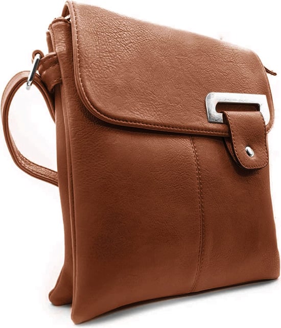 Women's Crossbody Bag Messenger Shoulder Bag in Brown - Image 2