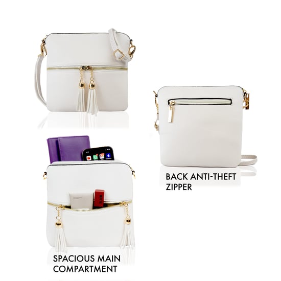 Women's Crossbody Bag in White - Image 3