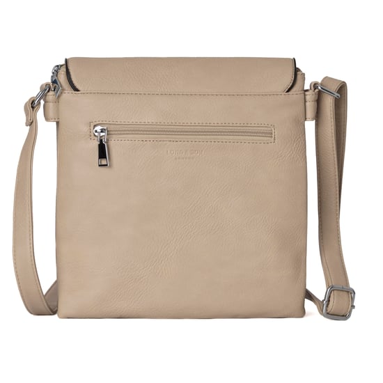 Women's Crossbody Bag Messenger Shoulder Bag in Beige - Image 4