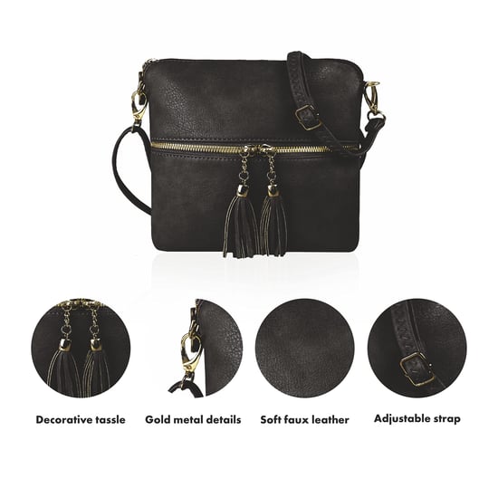Women's Crossbody Bag in Black - Image 3