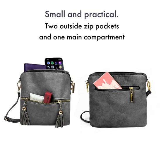 Women's Crossbody Bag in Grey - Image 2