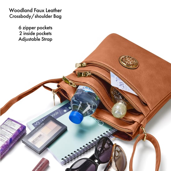Multi Zipper Cross Body Bag For Women in White - Image 4