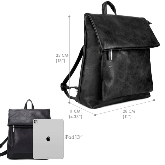 Women's Fashion Backpack in Black - Image 2