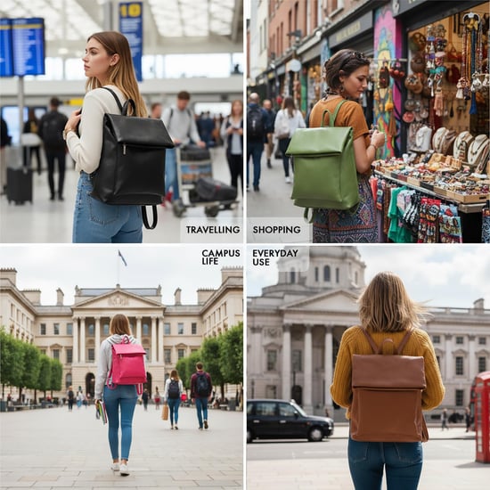 Women's Fashion Backpack in Black - Image 6