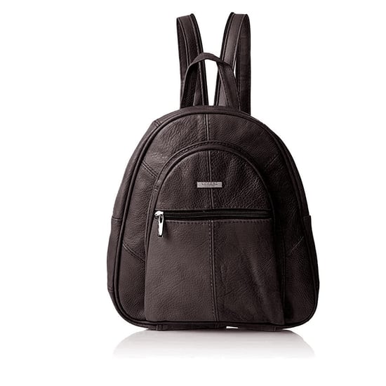 Women's Genuine Leather Backpack in Brown - Image 1