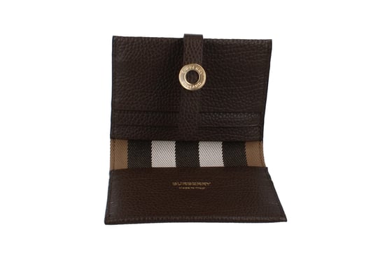 Burberry Edie Bifold Purse Ebony Brown - Image 4
