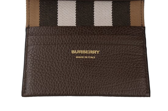 Burberry Edie Bifold Purse Ebony Brown - Image 6