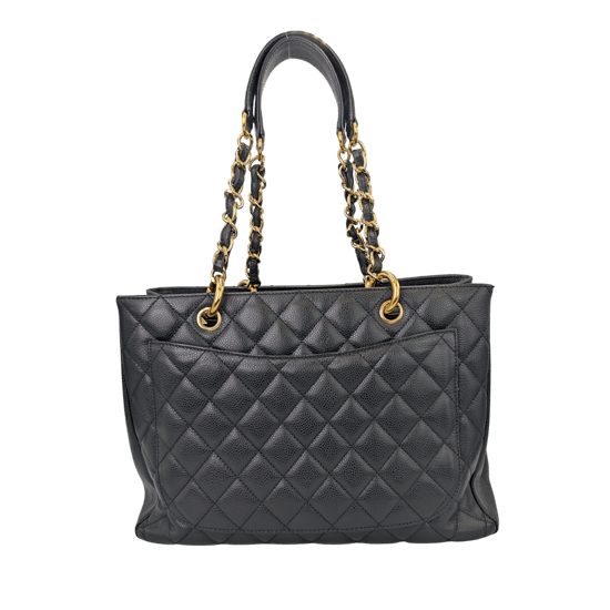 Chanel GST Black Caviar Gold - Image 3