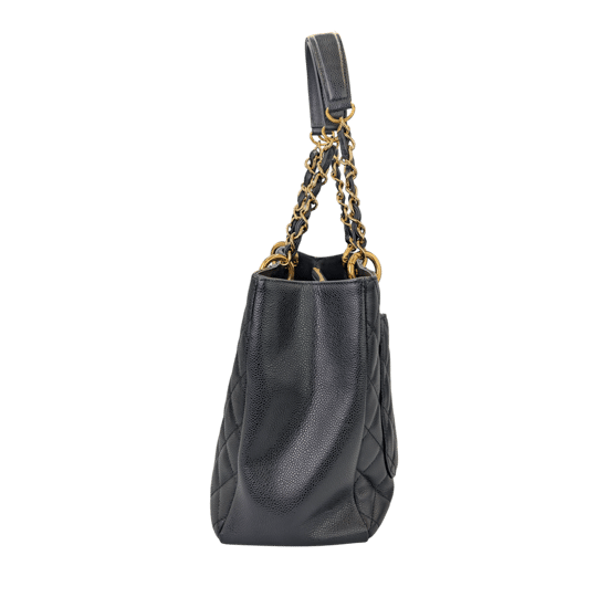 Chanel GST Black Caviar Gold - Image 5