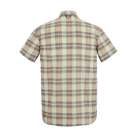 Regatta Heren Geruit Insectenwerend Reisshirt met Korte Mouwen (Steen Wit) - Image 2