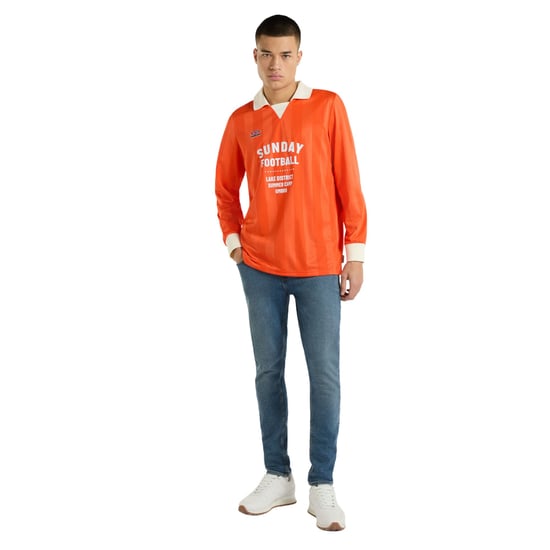 Umbro Heren Voetbalshirt (Helder oranje) - Image 5
