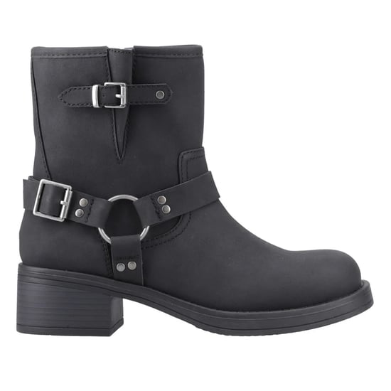 Rocket Dog Dames/Dames Nino Mid Cut Biker Boots (Zwart) - Image 3
