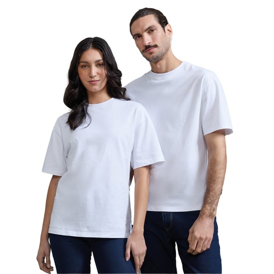 Premier Unisex Oversized T-shirt voor volwassenen (Wit) - Image 2