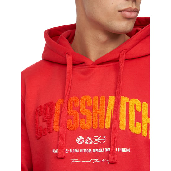 Crosshatch Heren capuchon met vlokken (Rood) - Image 3