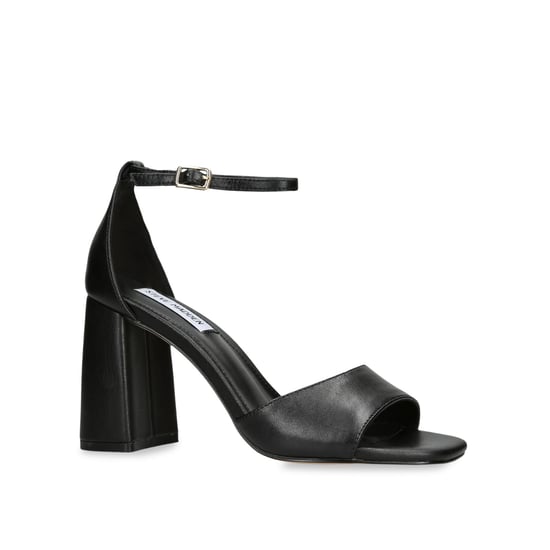Leather Missty Black Heels - Image 4
