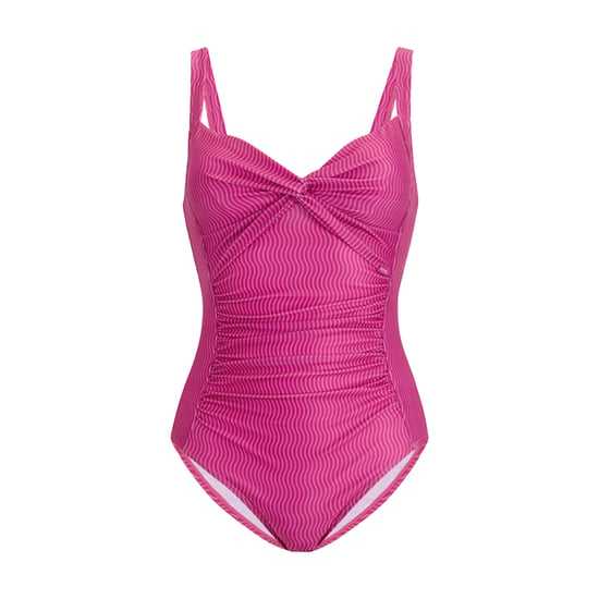 Regatta Dames/Dames Sakari Retro Wave buikcontrole ééndelig badpak (Roze) - Image 1