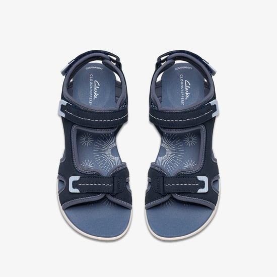 Mira Free Navy Nubuck Sandals - Image 6