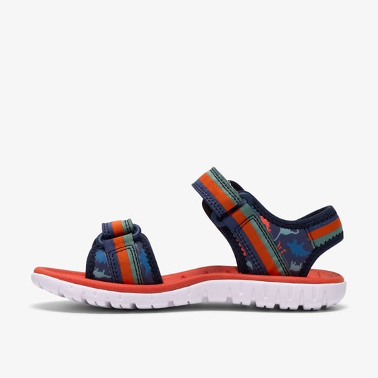 Surfing Tide K Navy Print Sandals - Image 2