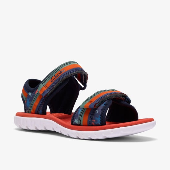 Surfing Tide K Navy Print Sandals - Image 4