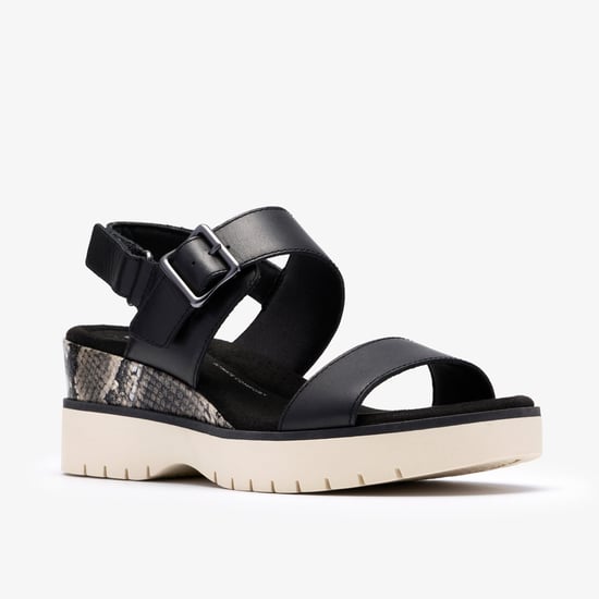 Diaz Rose Black Combi Sandals - Image 4