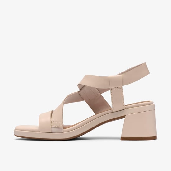 Jaylan Sol Off White Lea Sandals - Image 3