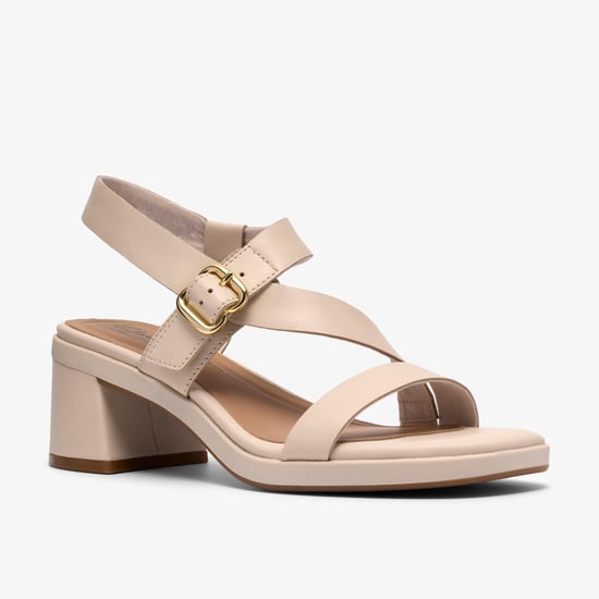 Jaylan Sol Off White Lea Sandals - Image 4