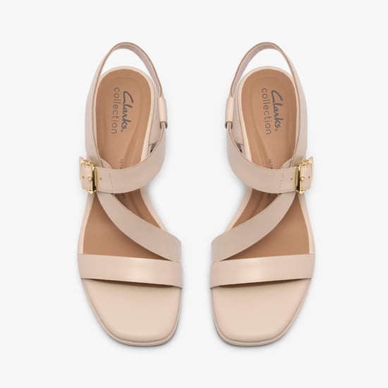 Jaylan Sol Off White Lea Sandals - Image 6