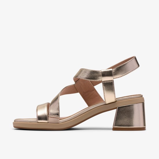 Jaylan Sol Champagne Sandals - Image 3