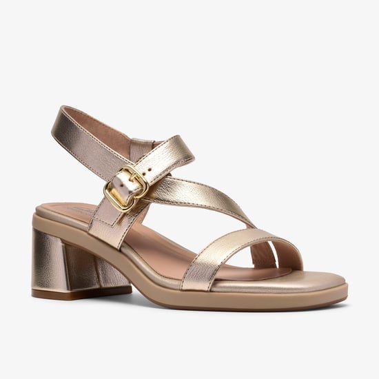 Jaylan Sol Champagne Sandals - Image 4