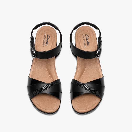 Kacha Twist Black Leather Sandals - Image 6