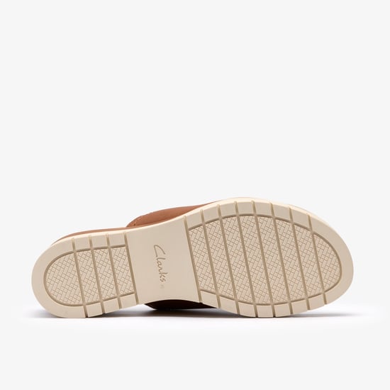 Diaz Slide Tan Leather Sandals - Image 3
