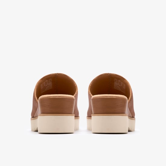 Diaz Slide Tan Leather Sandals - Image 5