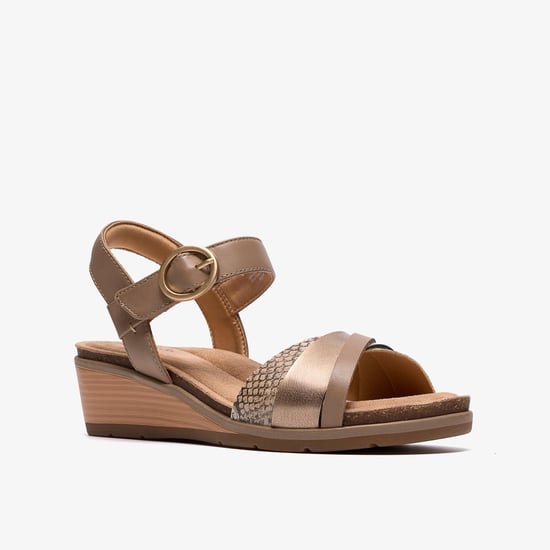 Kacha Twist Taupe Combi Lea Sandals - Image 5