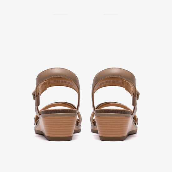 Kacha Twist Taupe Combi Lea Sandals - Image 6